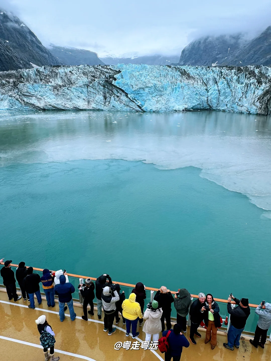 西雅图阿拉斯加邮轮之旅 冰河湾冰川的震撼