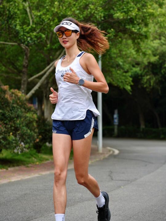 暴雨前先暴汗💦日常慢跑5公里🏃‍♀️