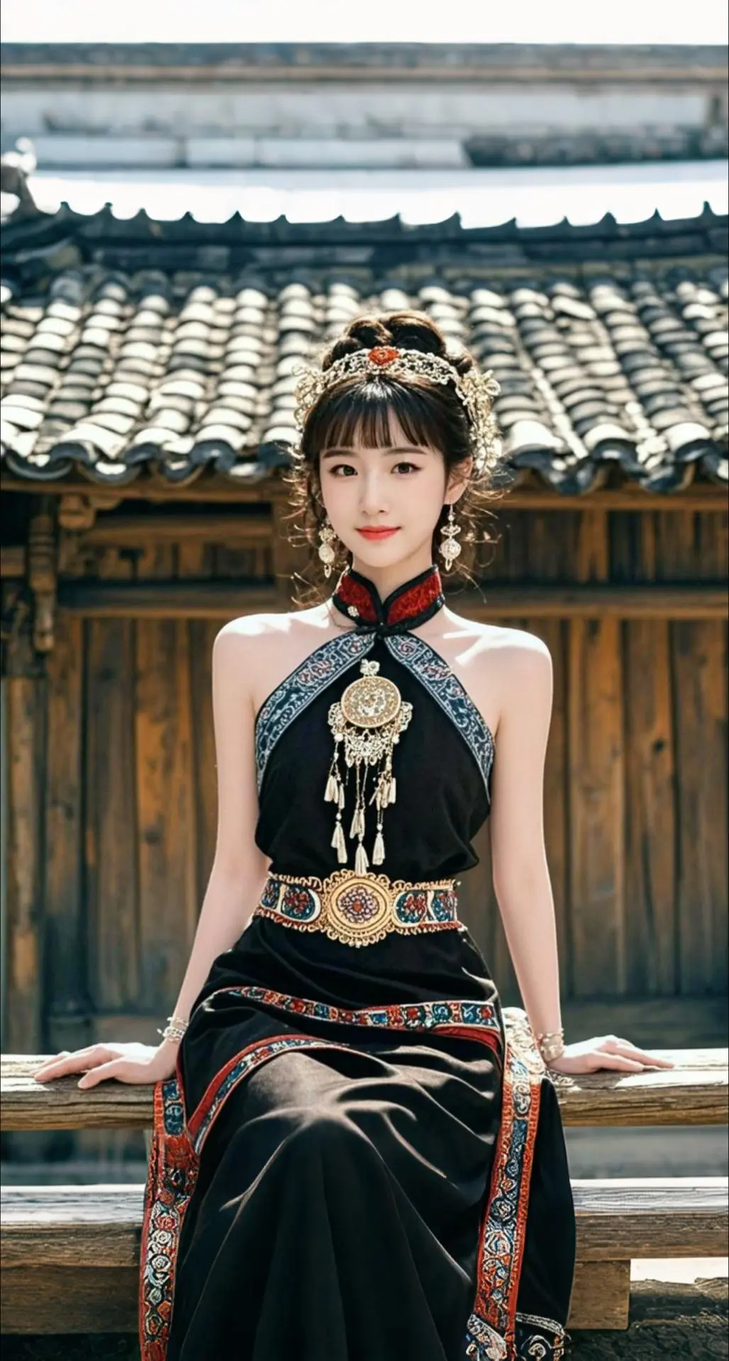 AI扩图 AI古韵风情写真