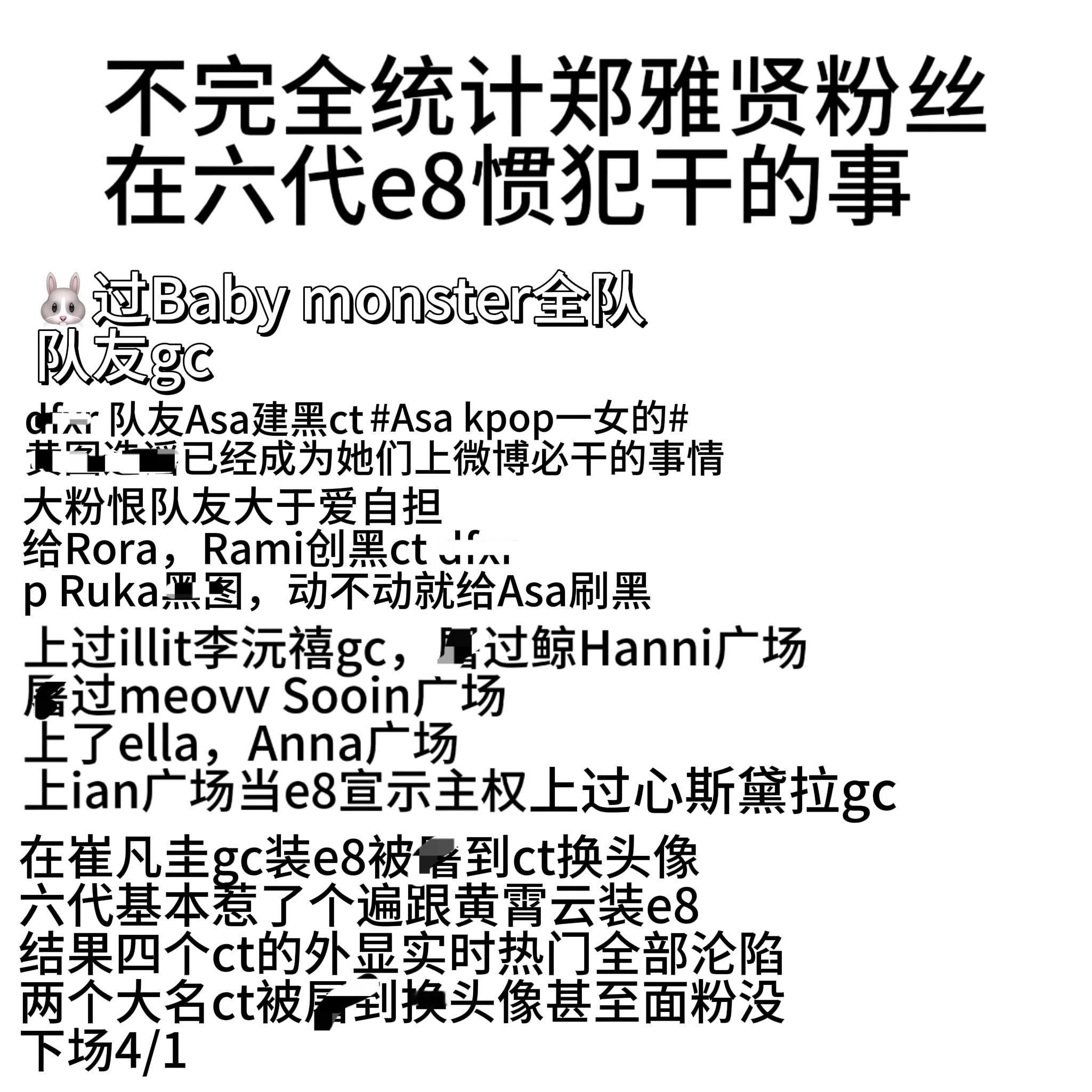 如何看待黄霄云粉丝盘点的不完全统计郑雅贤｜ahyeon粉丝战绩 