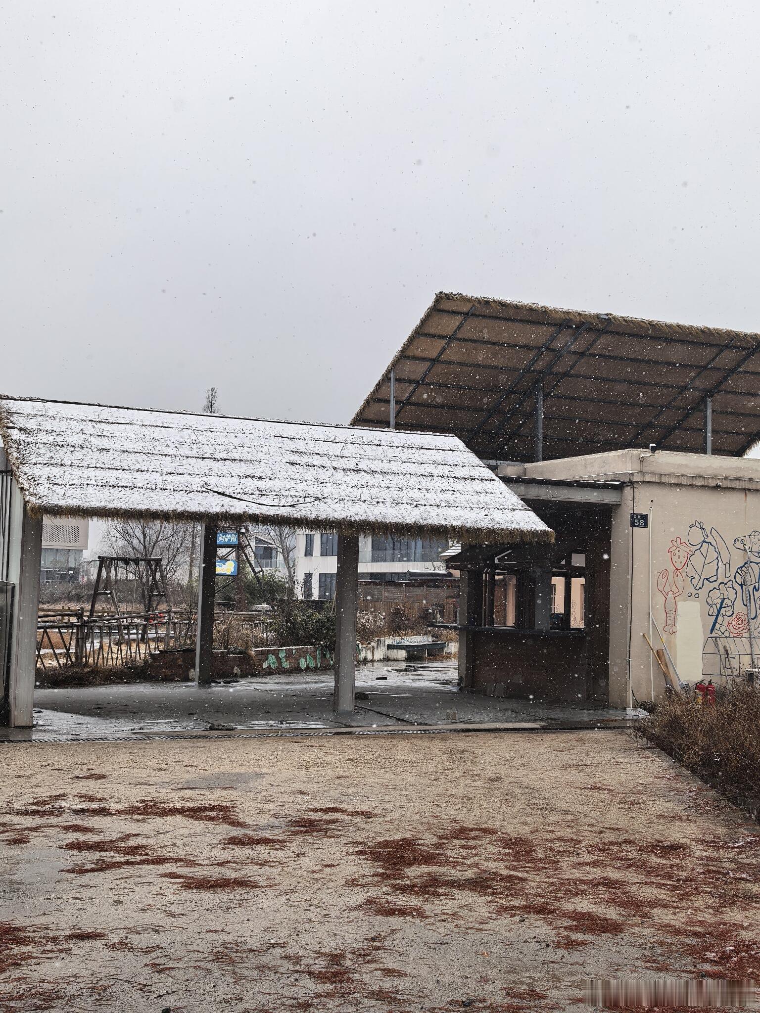 捕捉一只～是下雪的后陡门🥰不知道为什么，感觉下雪的后陡门格外有意义，能不能也算