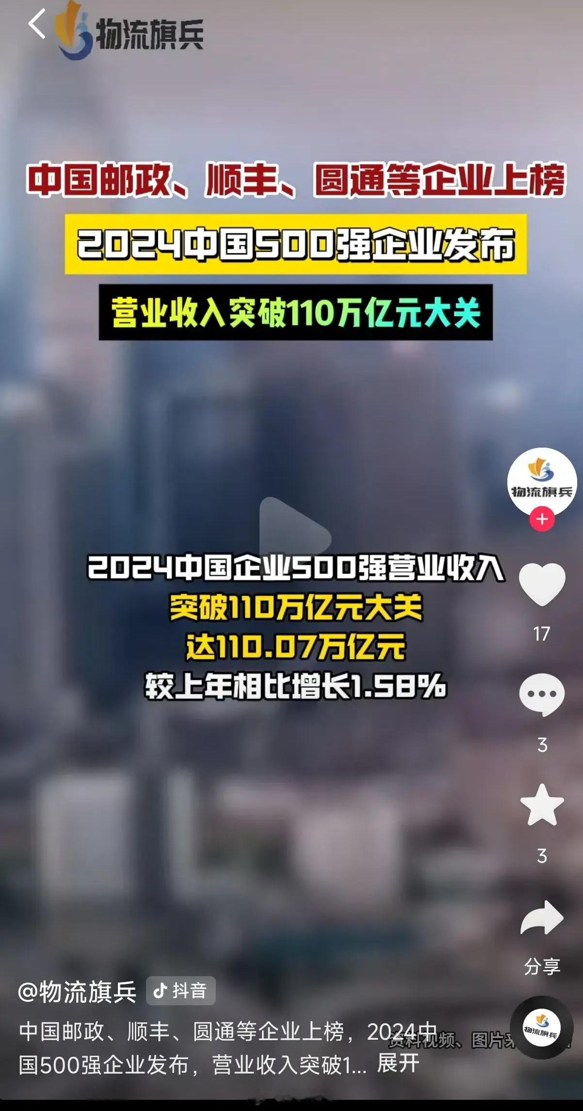 2024年，快递行业几家巨头的营收成绩，简直让人惊掉下巴！ 中国邮政以7983.