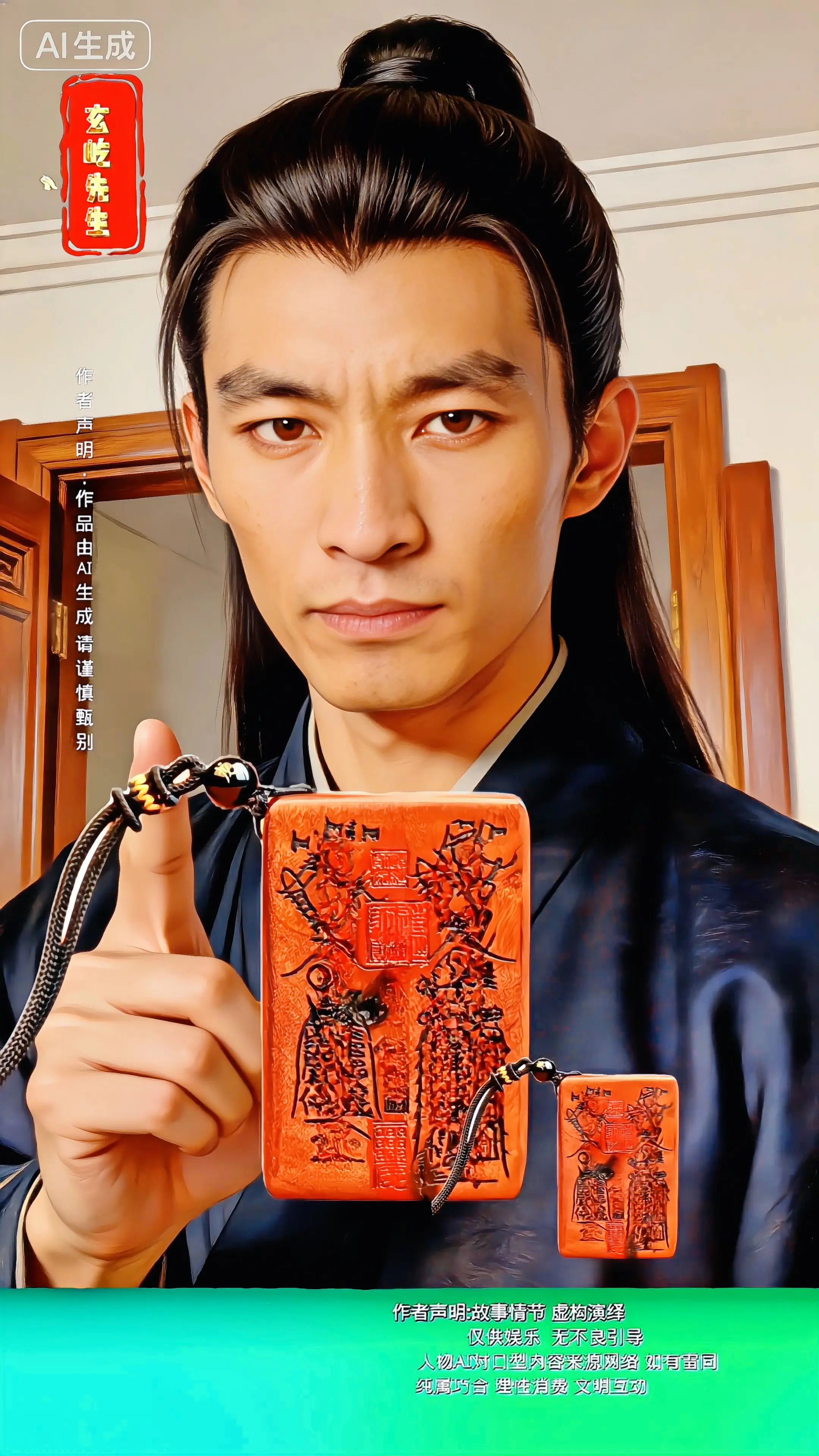 来了 玄屹先生吊坠