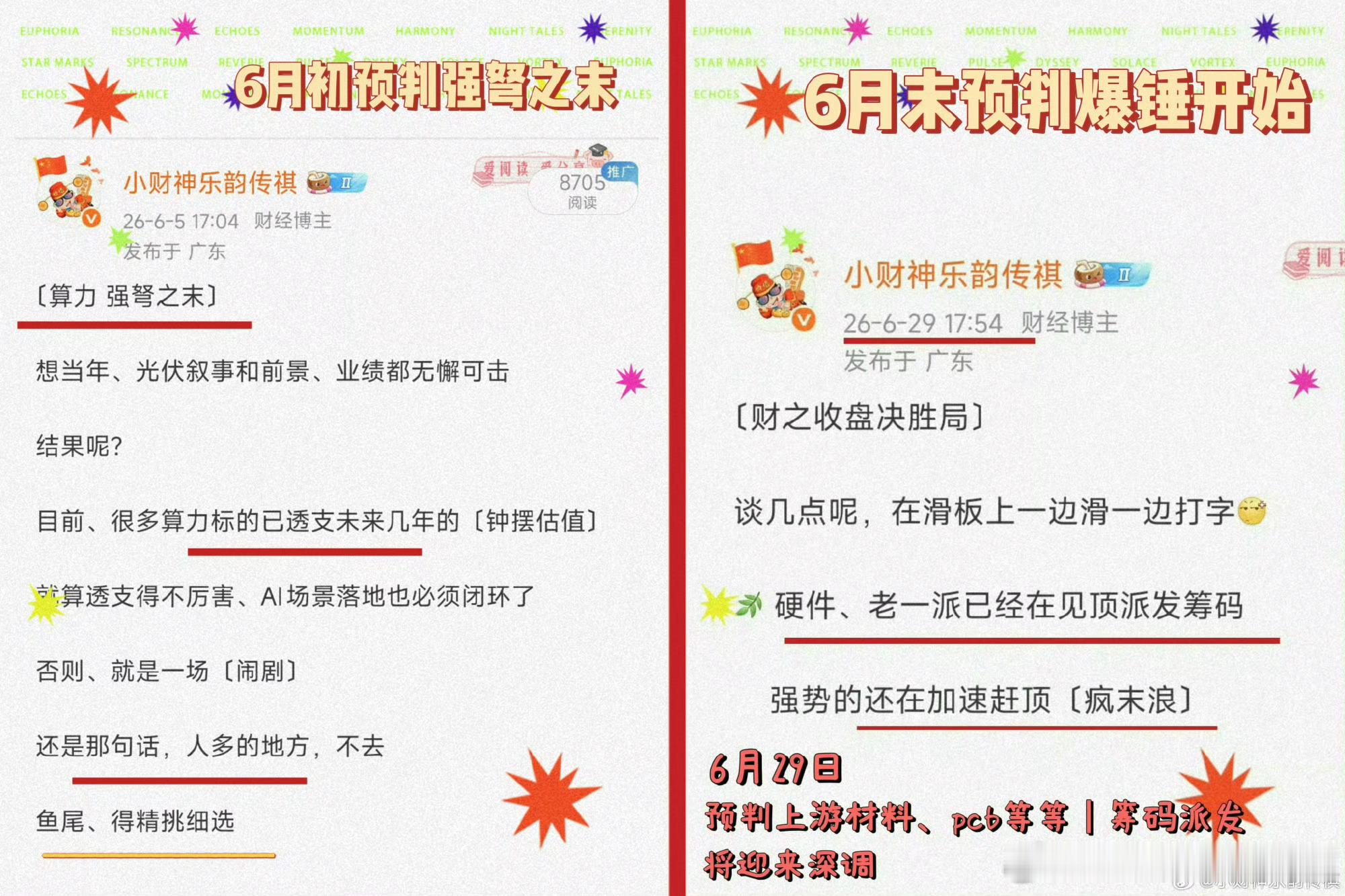 如图丨6月初警示、6月末明确〔硬件爆锤〕的开始目前，部分硬件进入〔爆锤2.0〕一
