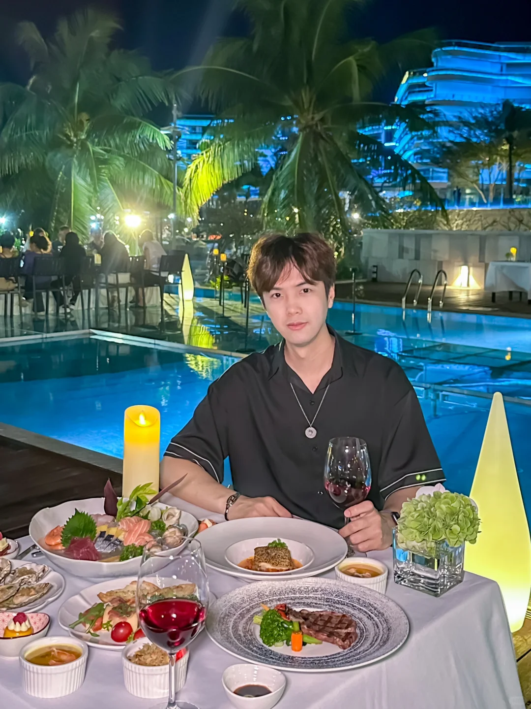 二刷三亚傲途格！一线海景漂亮自助餐💯