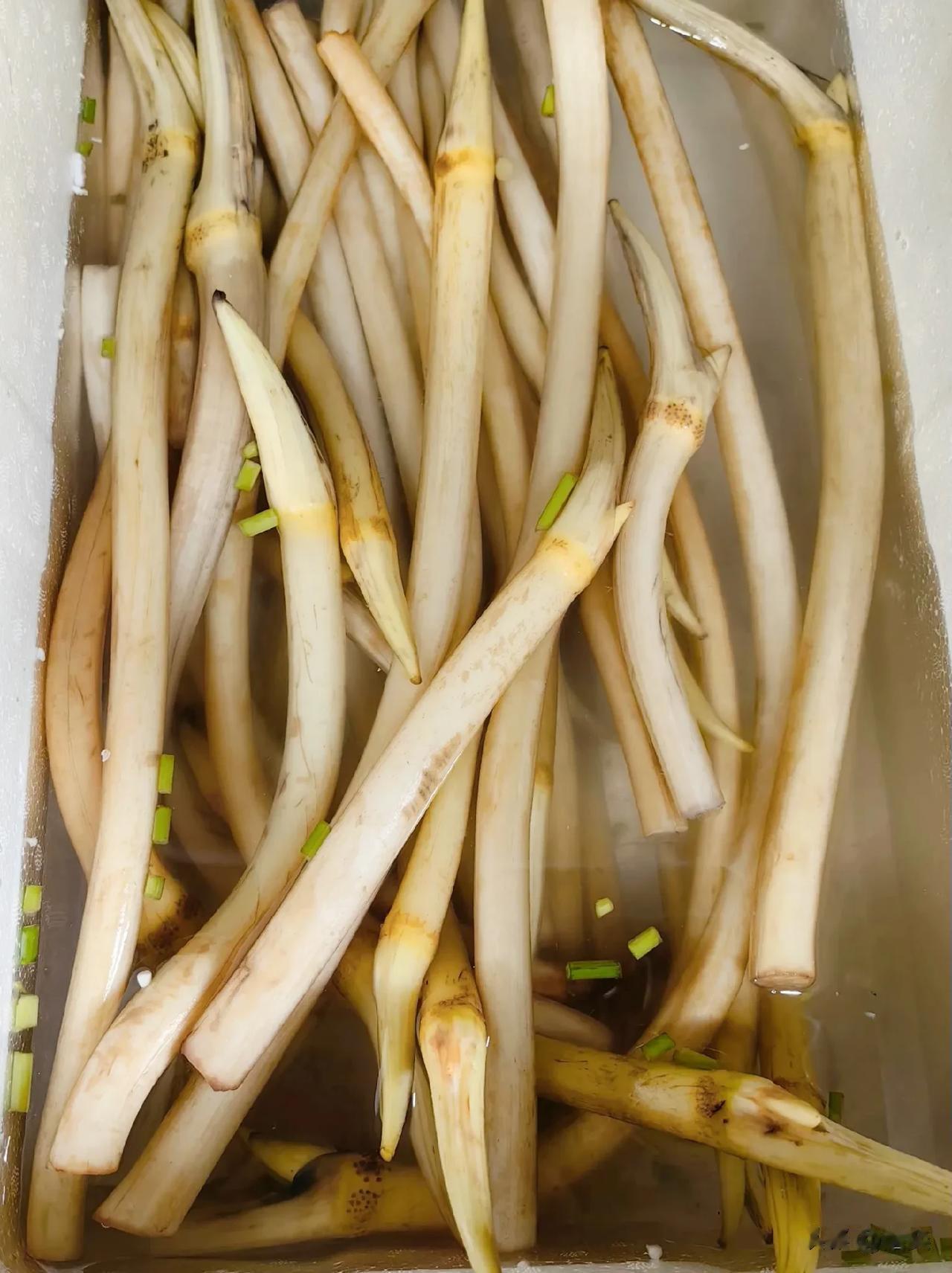 不知道北方吃不吃这个，最近才开始上市的蔬菜，现在还是挺贵的，一斤能卖到十几块钱的