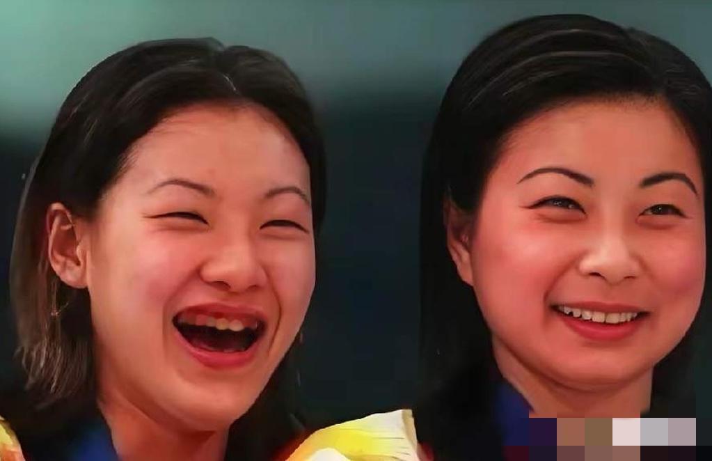 年轻时的伏明霞、郭晶晶
