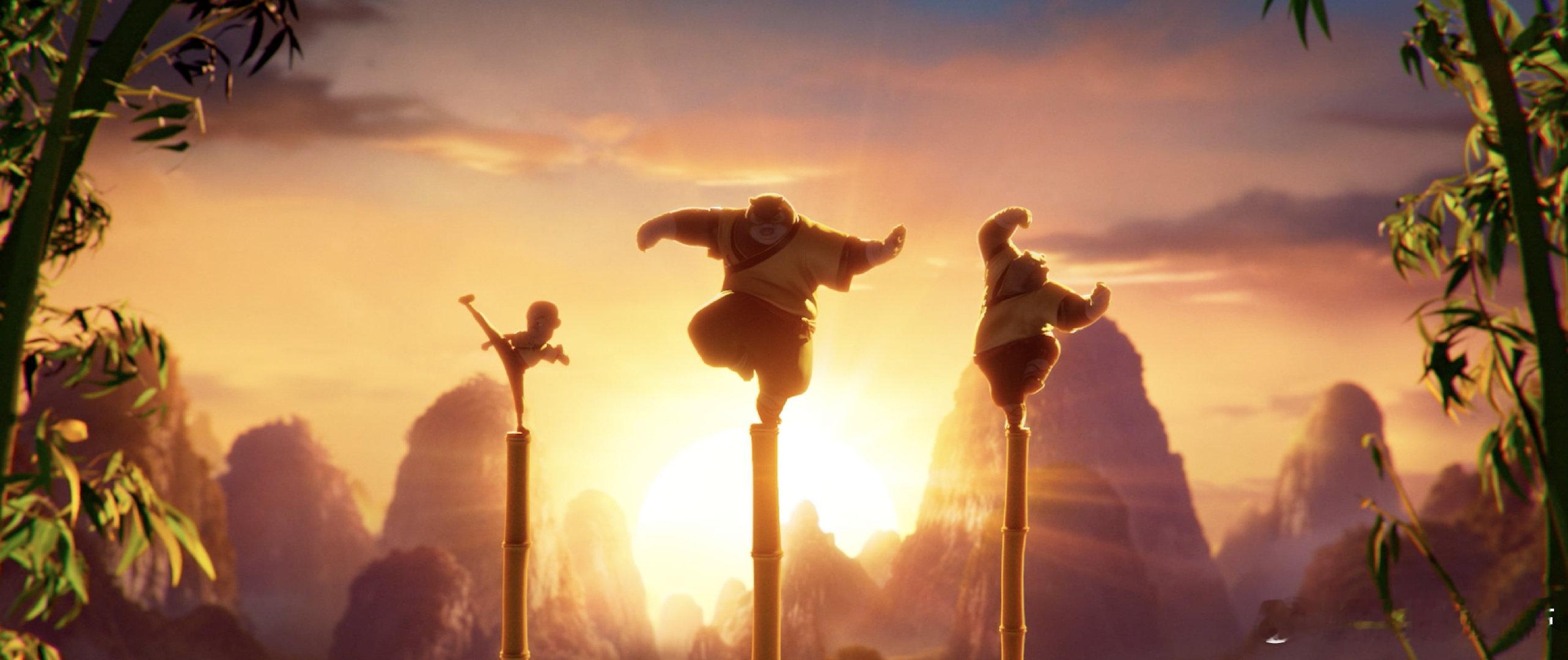 熊出没年年有熊首支番外来了 首支番外曝光，熊强三人组中式练功服超酷炫，动作精彩纷