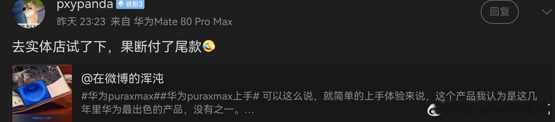 用了大半天以后，只能说幸亏阔折叠是华为先发布，幸亏去年年初就发布了pura x 