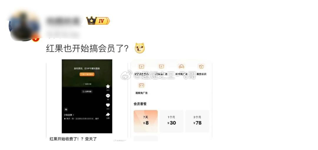 红果VIP付费红果短剧年费260元赶超爱优腾红果短剧付费争议彻底炸锅🔥靠免费短
