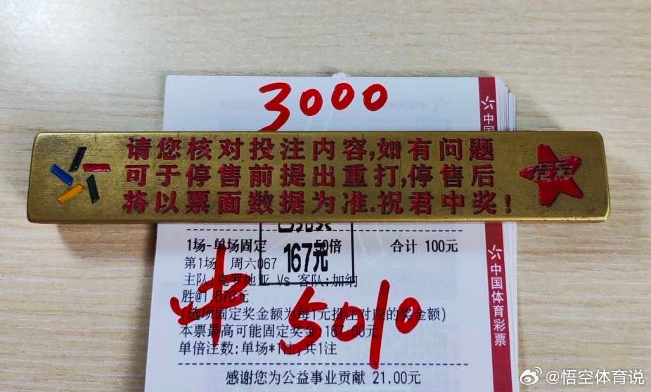 为热爱买单，偶尔收获惊喜，知足常乐昨日单关推荐成功拿下！美加墨世界杯 更多精彩分
