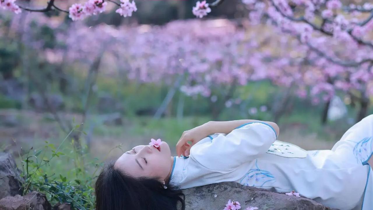 上联：醉卧桃花听风雨；
下联：？？？