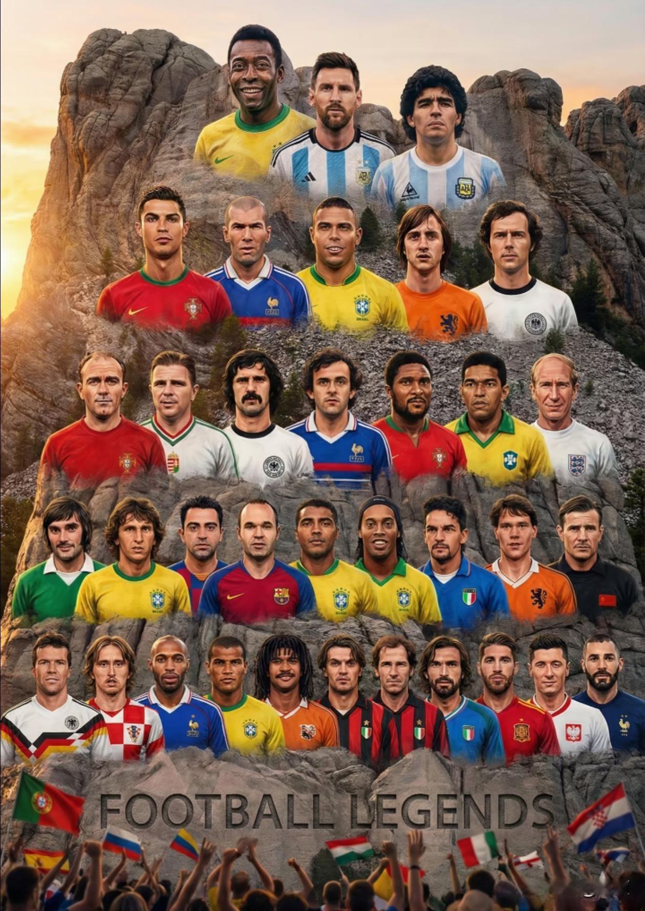 足坛总统山，谁高了谁低了？还有遗漏的吗？