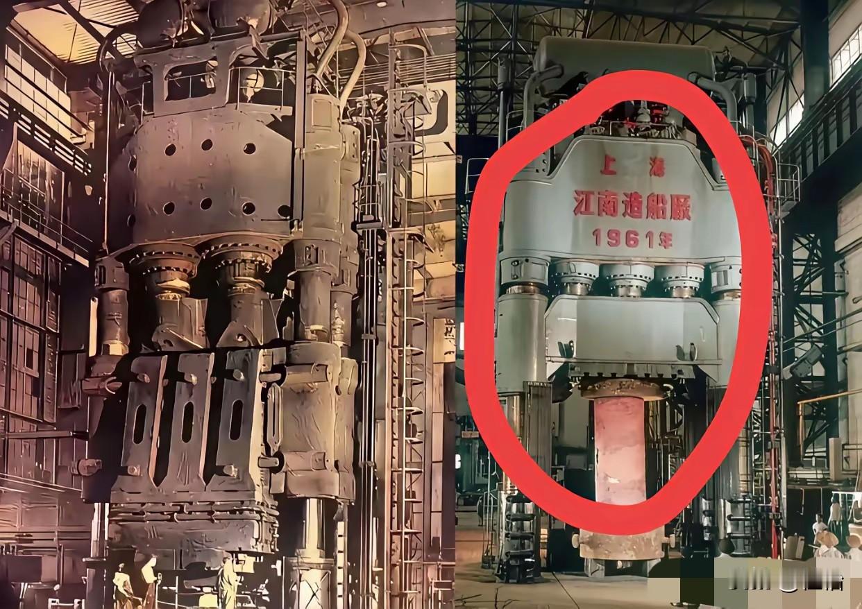 上世纪五六十年代，中国与苏联各自拥有万吨水压机。苏联的万吨水压机系二战缴获自德国