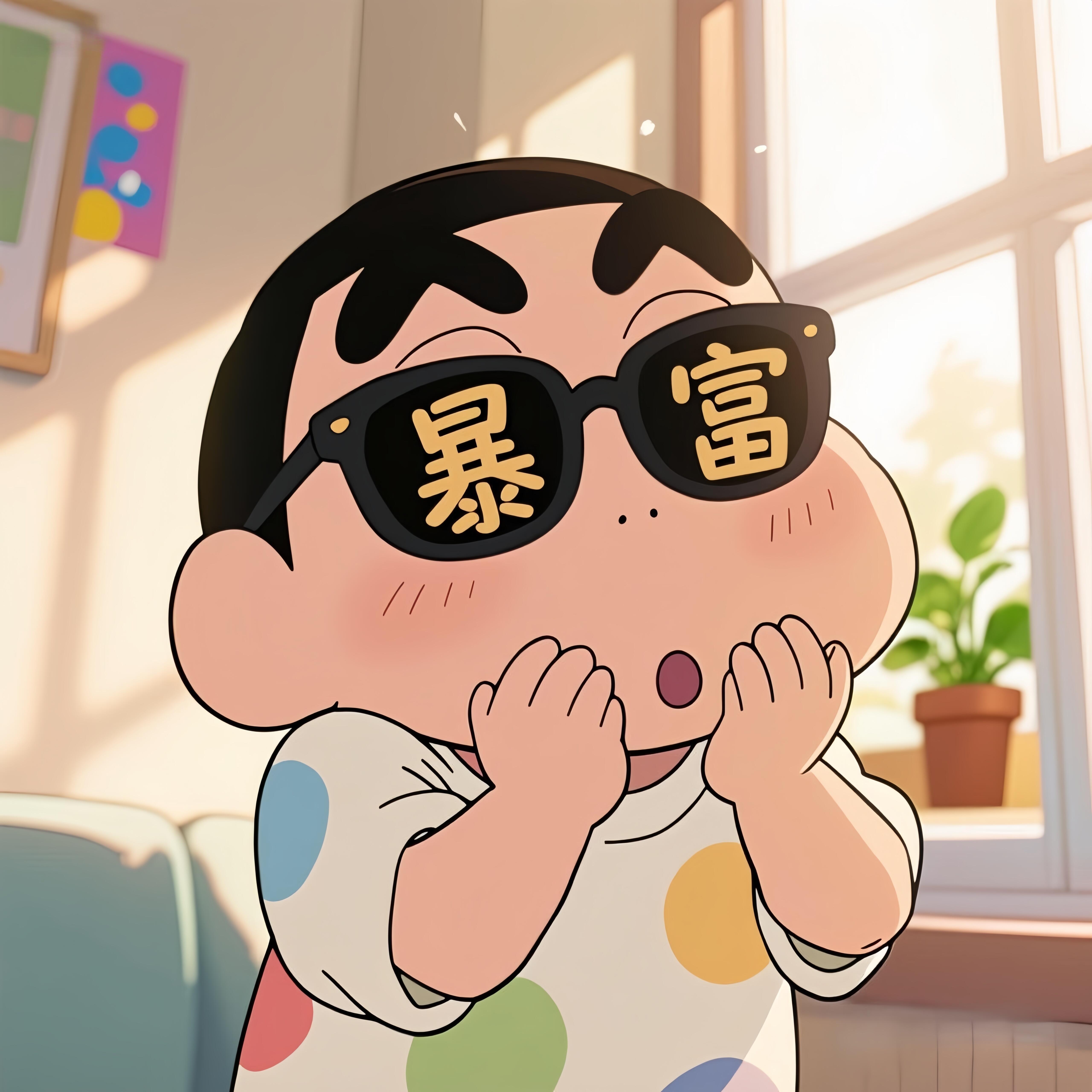 蜡笔小新头像  可爱头像  卡通头像  动漫头像智慧漫游