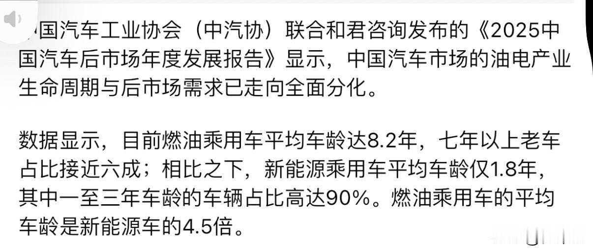 996的打工仔与停车场里的“赛博伤疤”，
报告说新能源车的平均车龄为1.8年，远