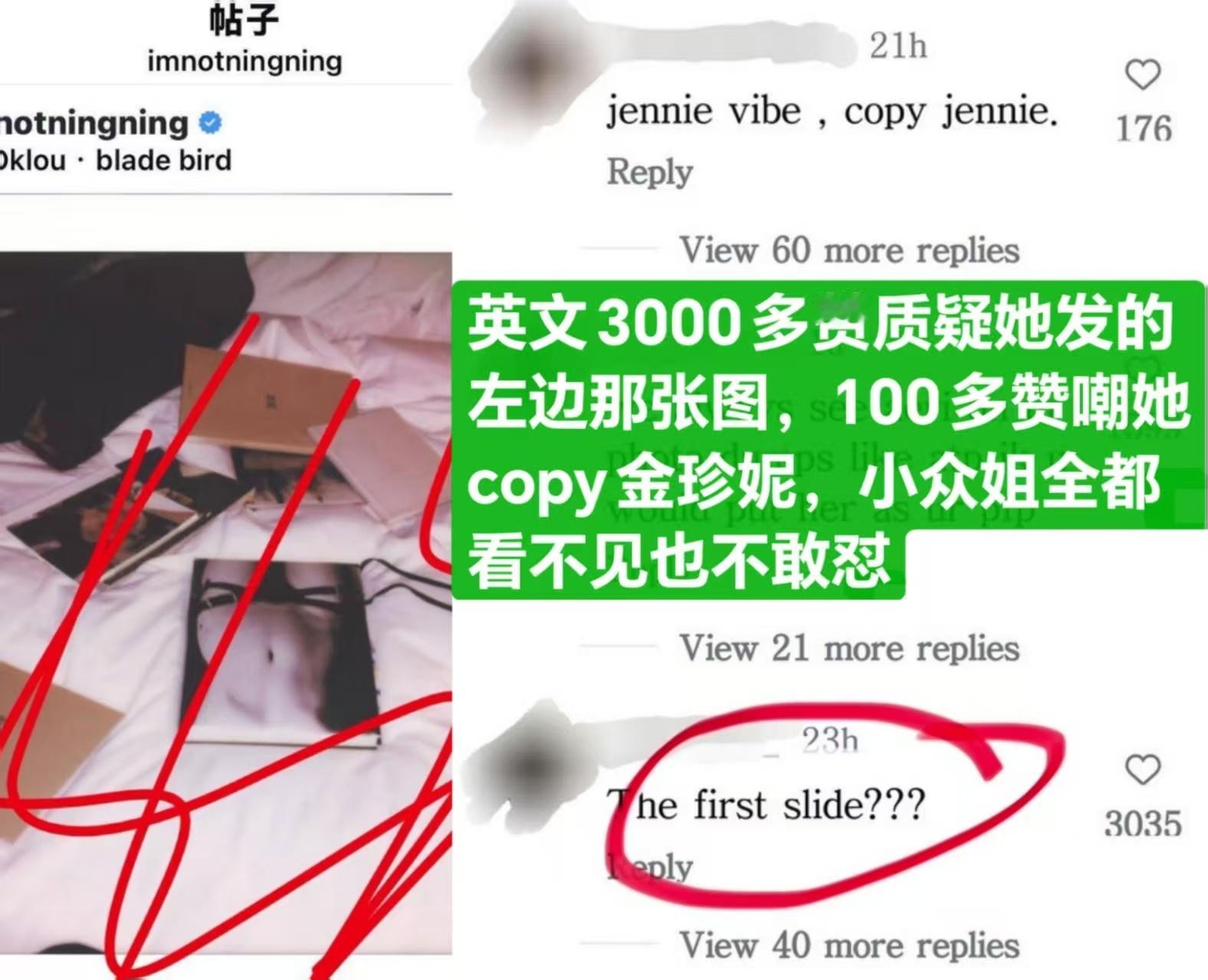 宁艺卓回怼粉丝有人说是黑粉，但好像正主认领了吧…不过评论区确实好吓人…你们怎么看