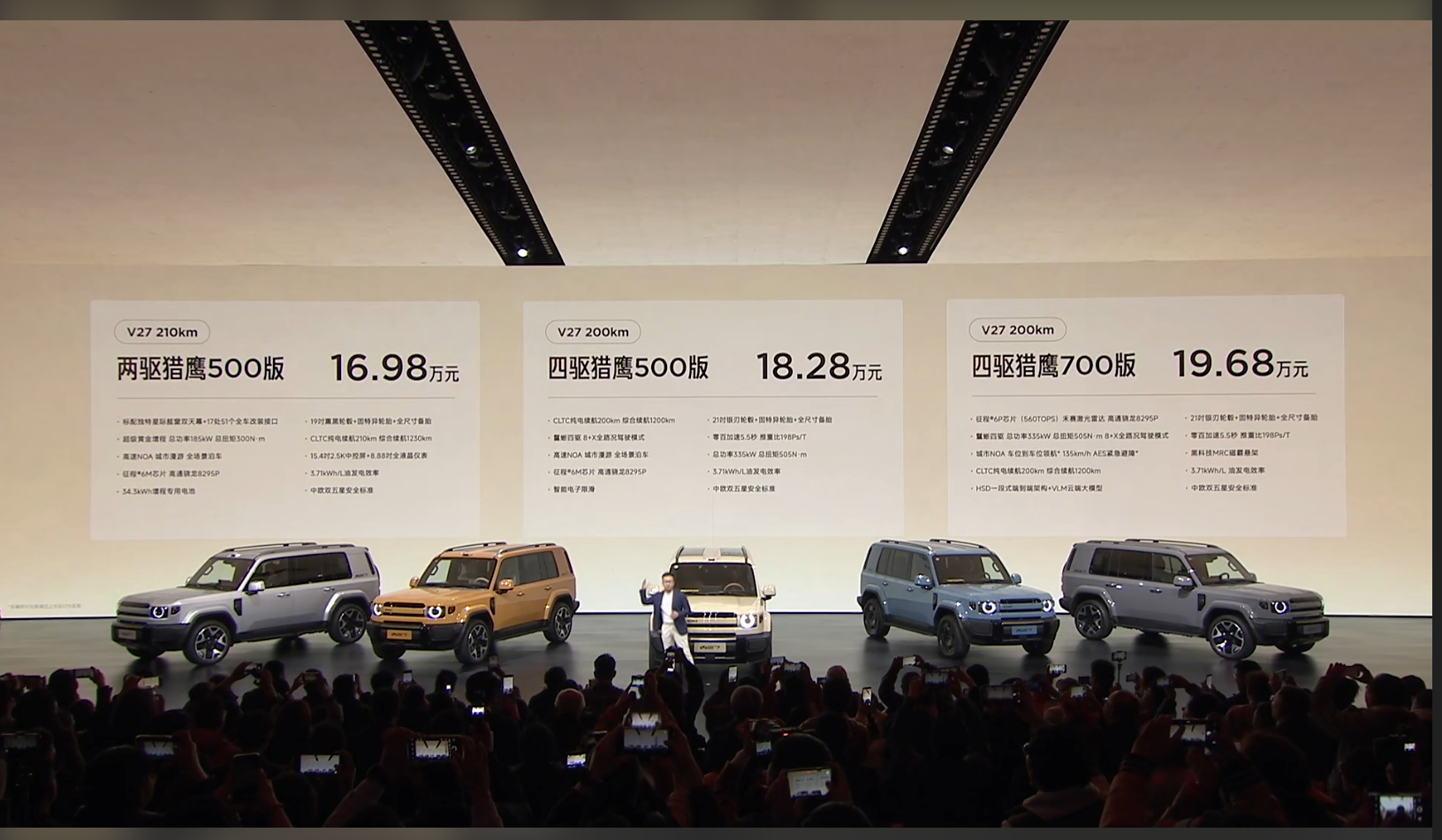 iCAR V27价格来啦！16.98万元起！补购置税，置换的话还有5000-60