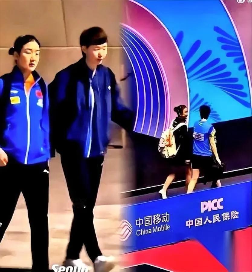 刚赢球就跑向对手？

王曼昱陈梦这操作看哭了！

决赛结束那刻，王曼昱直奔陈梦，