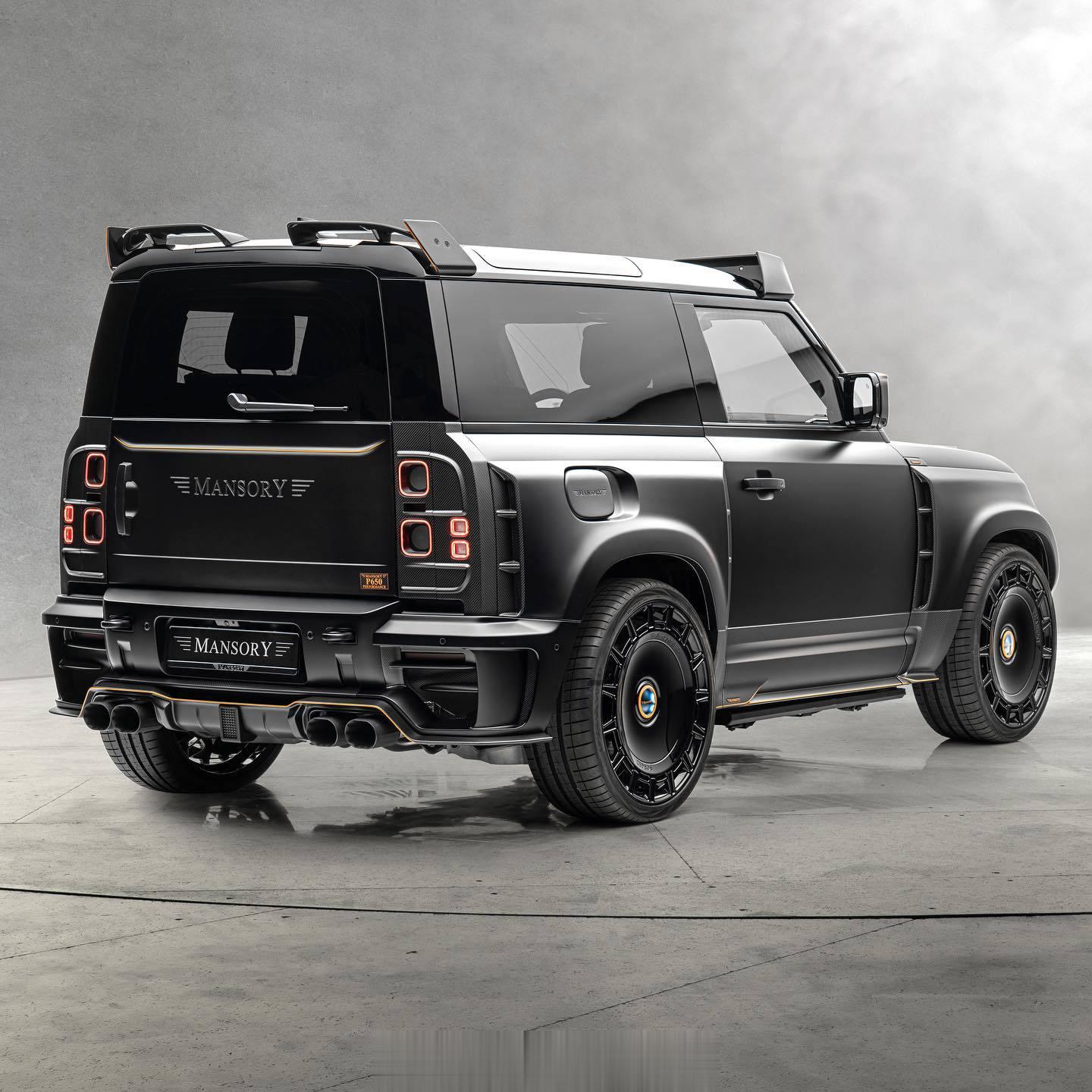 MANSORY Defender限量版10台外观套件全部由碳纤维制成深灰色Alc