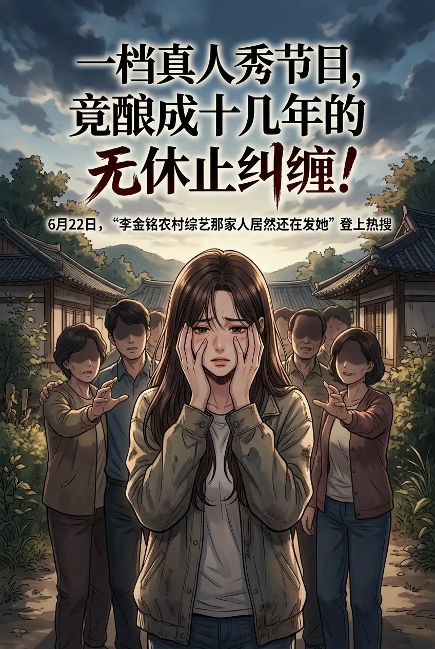 一档真人秀节目，竟酿成十几年的无休止纠缠。!6月22日，“李金铭农村综...