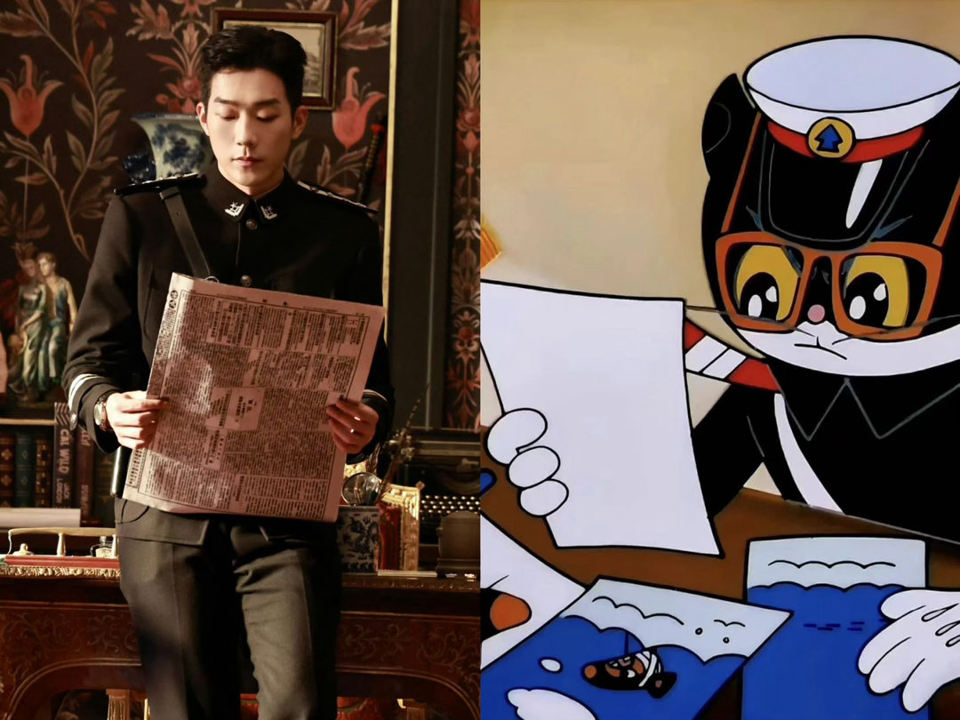 马思超从猫塑进化到黑猫警长了马思超是黑猫警长本猫吧 从猫塑到黑猫警长，马思超只用