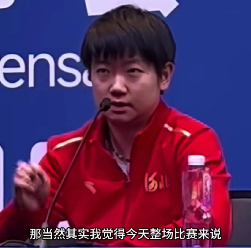 孙颖莎累了，满脸的疲惫感！

这次全运会乒乓球女子单打决赛中，与王曼昱对战，她虽