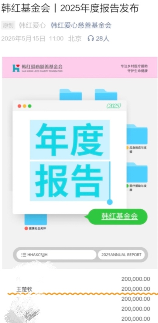 王楚钦王楚钦公益项目太多 就不一一列出来了 但是都有官方数据数额给西藏地震捐款2