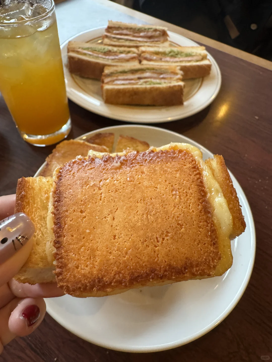 🇯🇵来东京就为了这个烤芝士吐司好好吃！！！