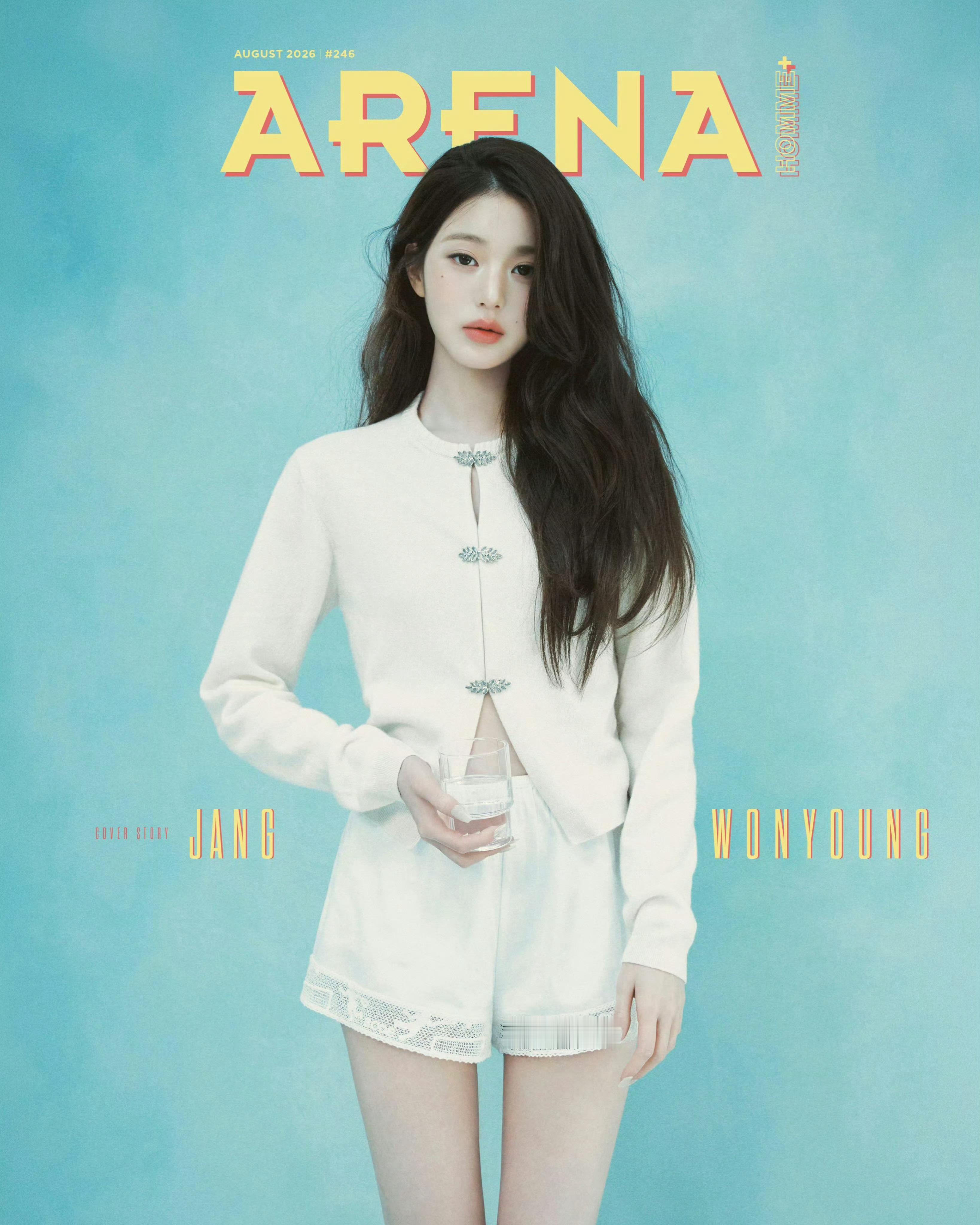 张元英Arena杂志画报清透小圆 