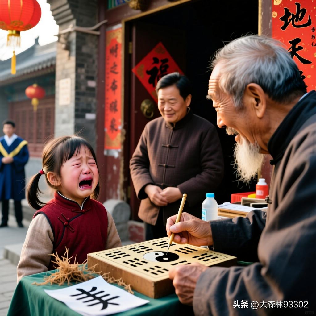 命运这东西，有时候真不是玄学，而是人心！

二十年前，延庆观门口，有个哭鼻子的小