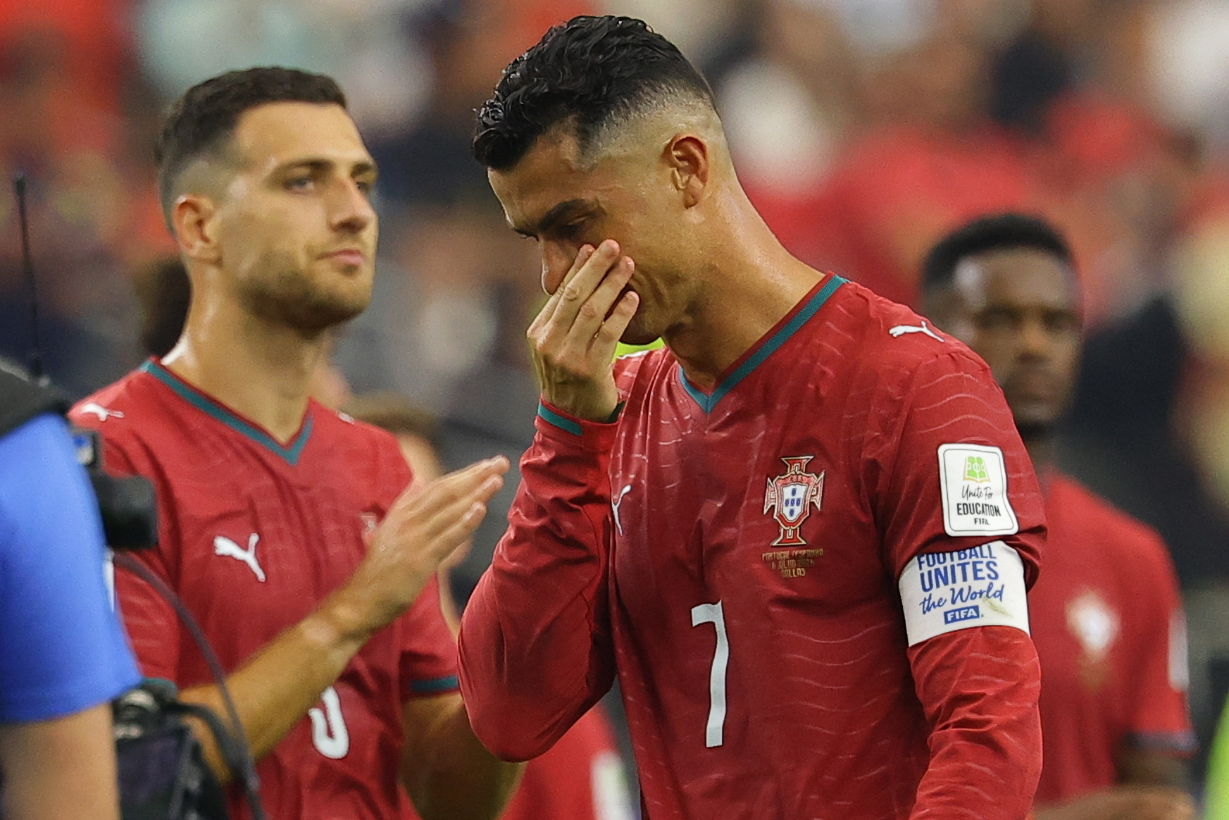 🇵🇹葡萄牙0-1西班牙🇪🇸梅里诺替补绝杀葡萄牙 西班牙晋级八强 C罗眼中