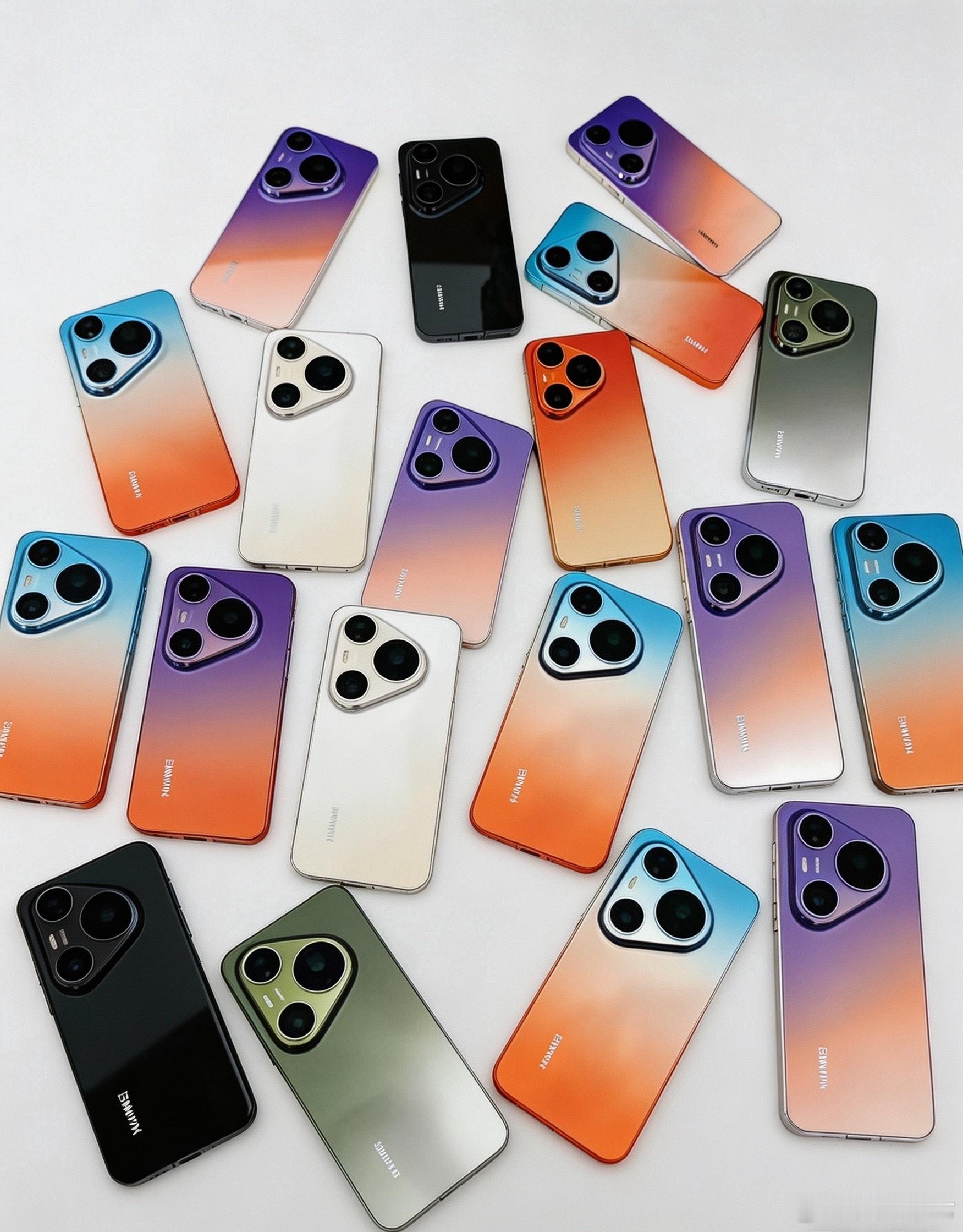 都知道渐变这种颜色本来就很容易做崩，稍微没把控好就显得土气又廉价，但这次华为把它