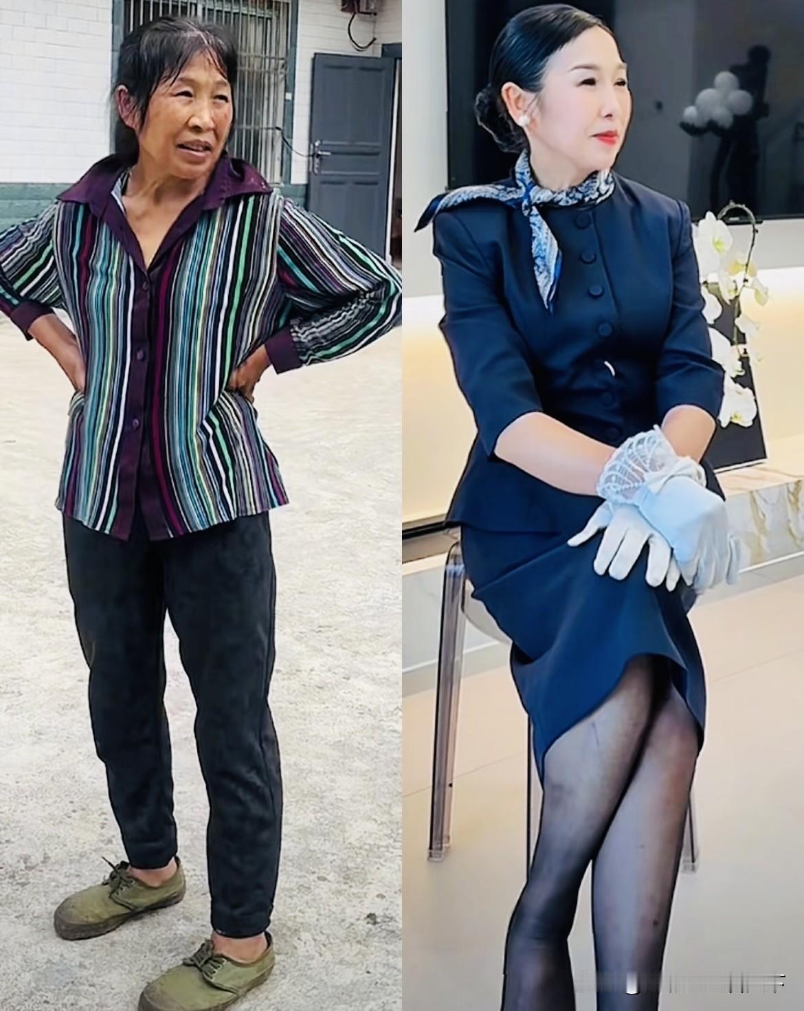 要说女人打扮和不打扮就是大不一样，看过去就是毛坯房和精装修的即视感。