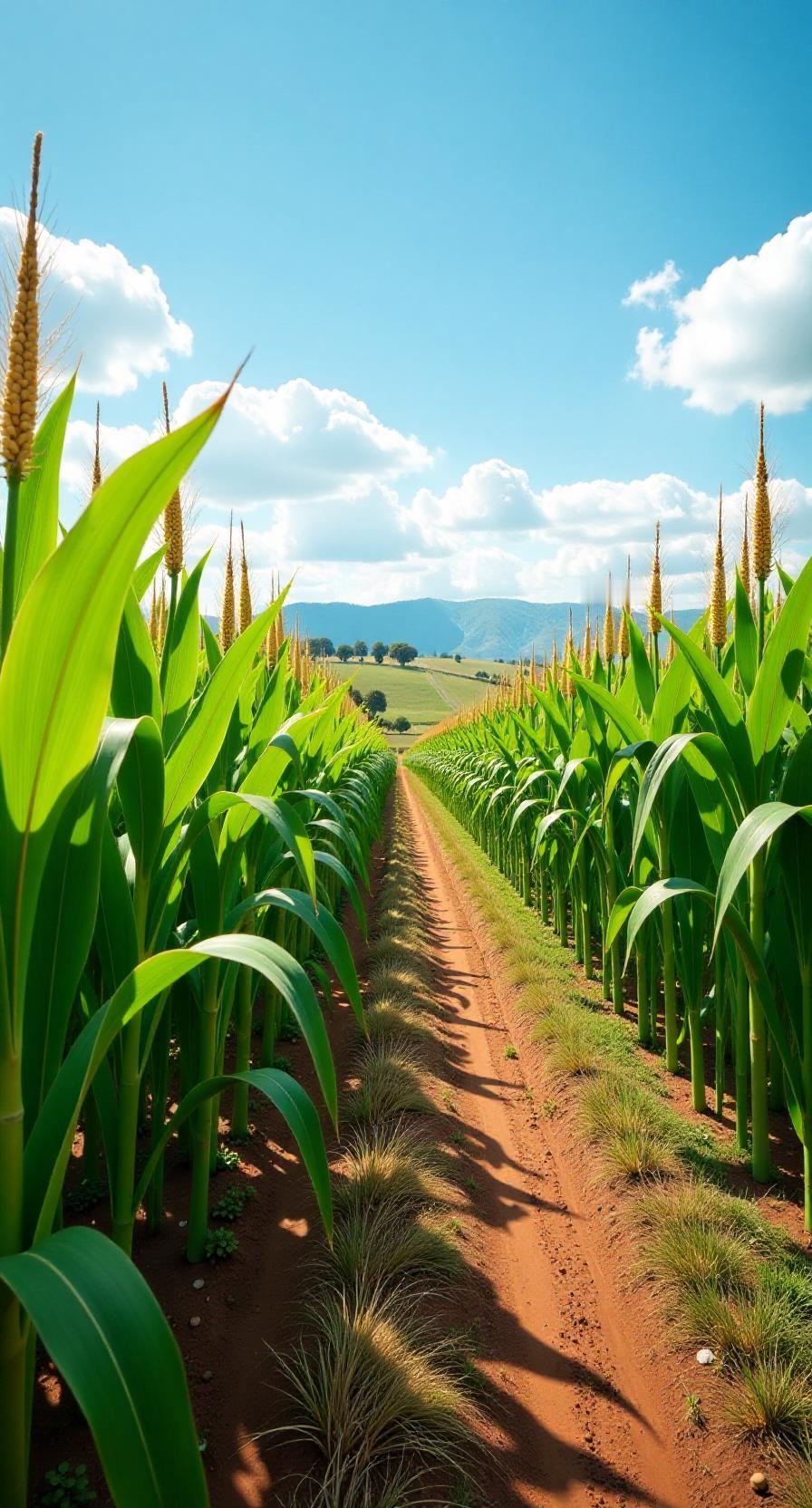 玉米到底长顶上还是腰上？其实都不是。玉米植株顶部的雄穗只负责散花粉，不结玉米棒。