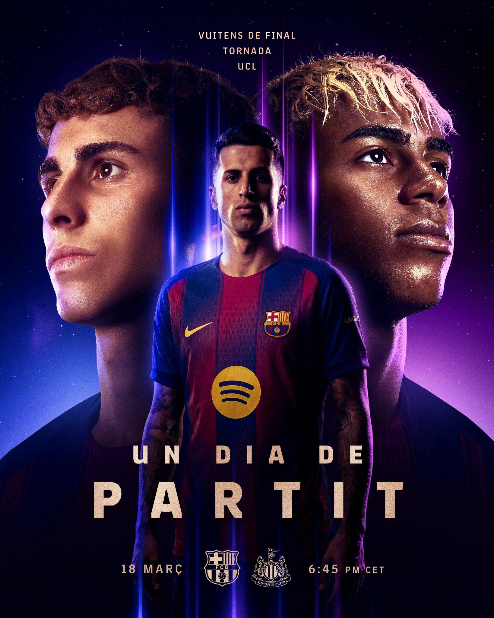 巴萨vs纽卡斯尔联  比赛预告🔥🆚赛事：欧冠联赛1/8决赛次回合⏰时间：3月