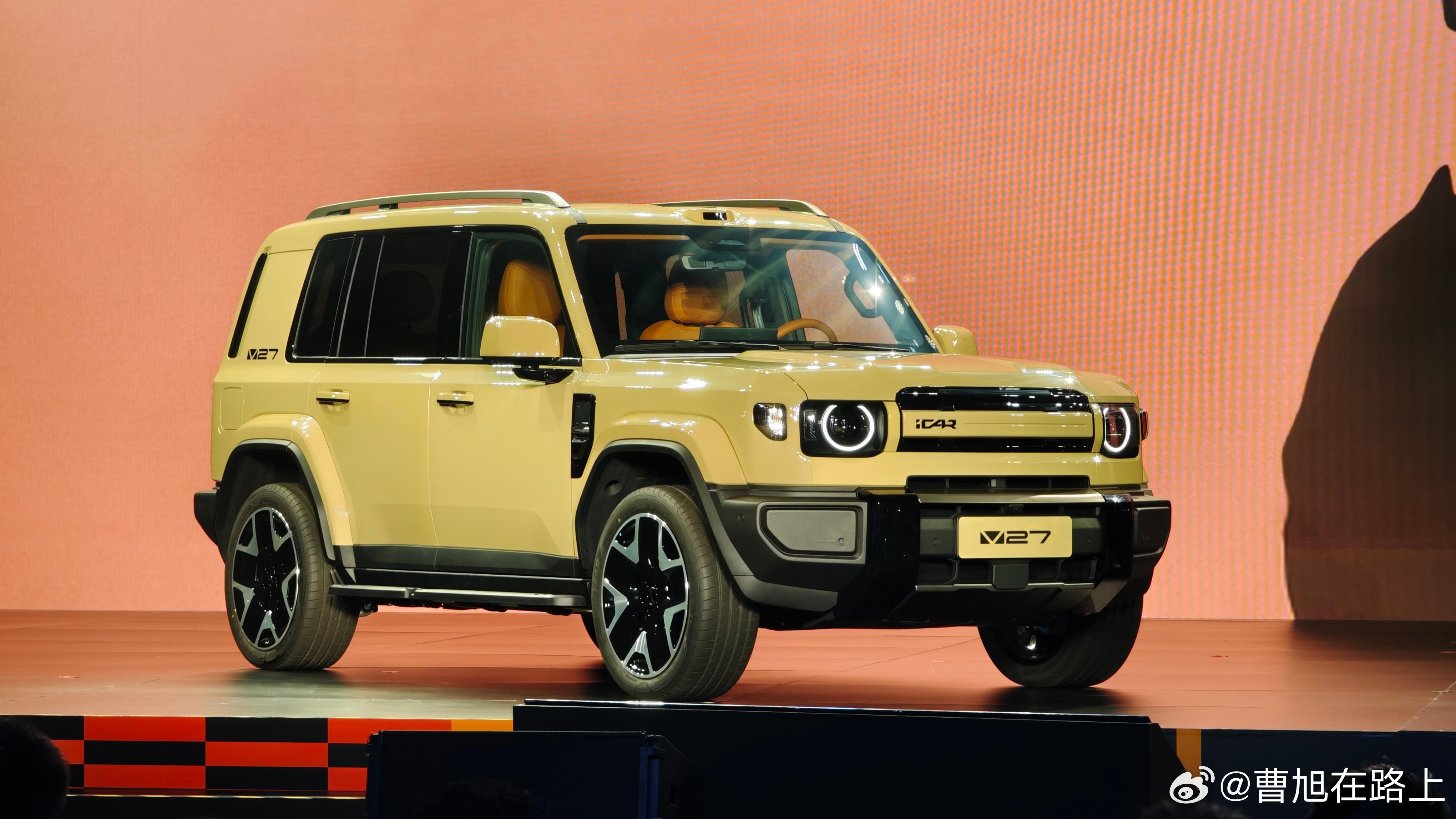 主角来了 iCAR V271200公里的续航水平455匹的前后双电机动力应用了大