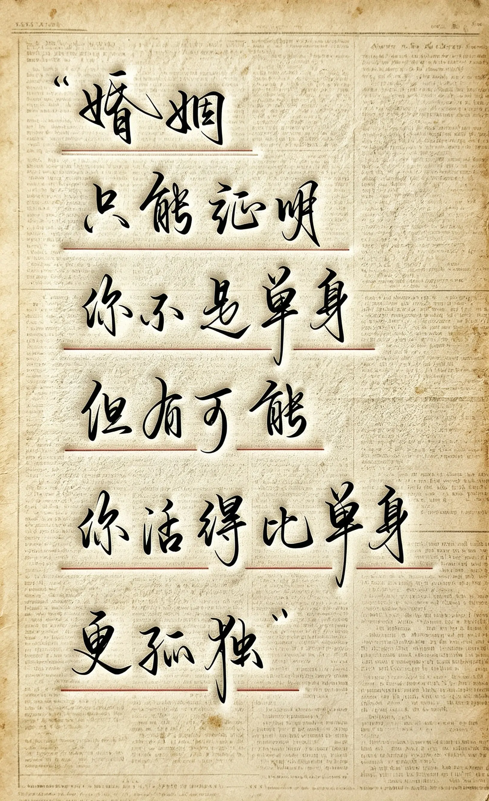 情感手写 写字是一种生活