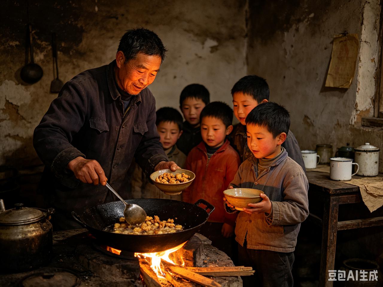 《猪油渣的故事》
       我是在皖北农村一个叫《曹老集中学》的地方长大，那
