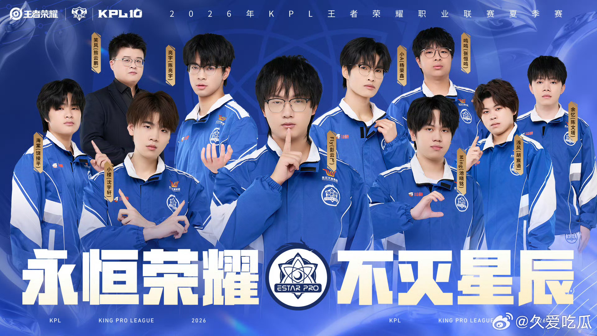 2026KPL夏季赛全员出征照全员出征照第二组 