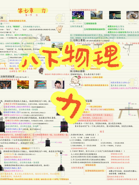 八下物理：力