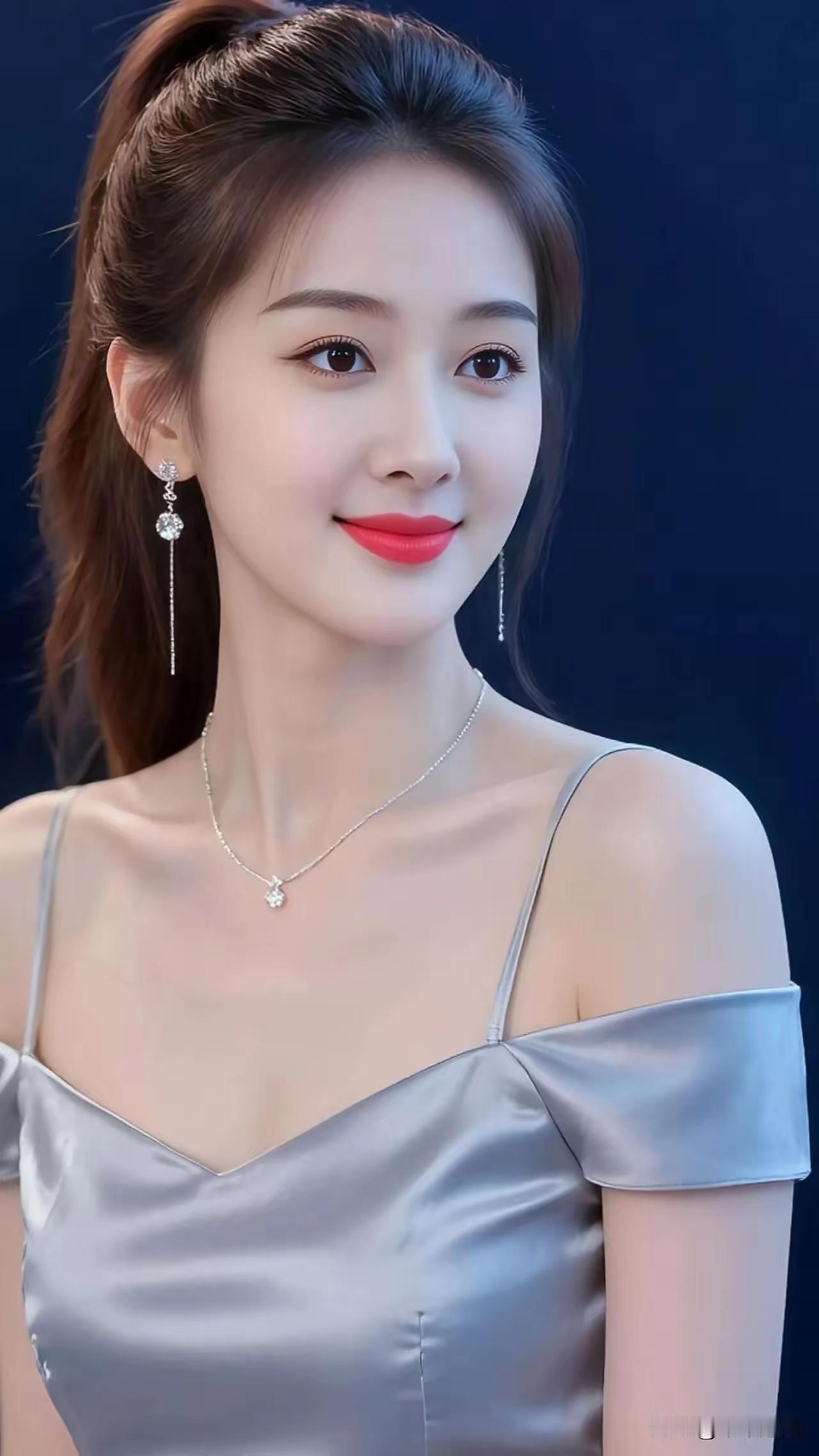 优雅气质，迷人微笑，时尚穿搭，闪耀耳环，完美妆容，女神范儿🌟🍀🌴🌈