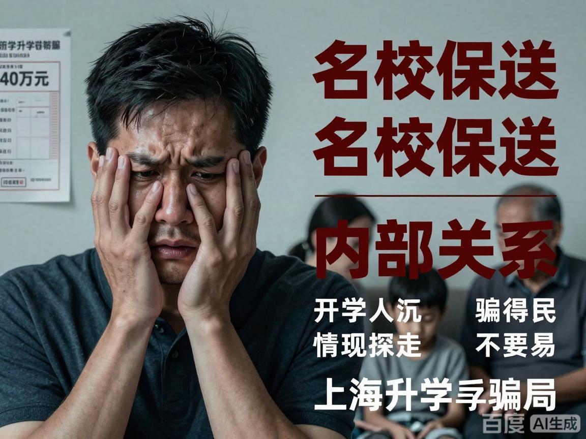 22个家长凑出900万想给孩子"买"名校，结果钱打水漂，娃连学都没上成！

上海