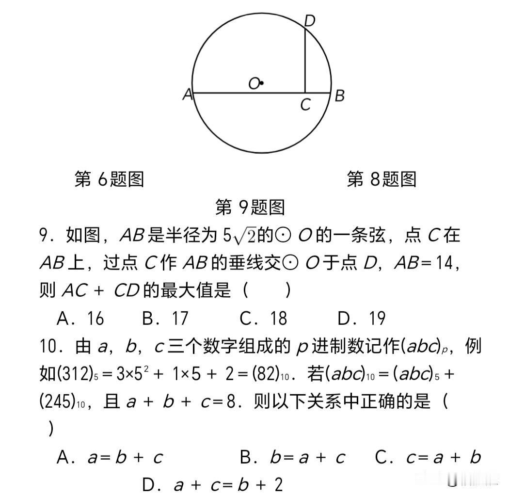 武汉四调第9和第10题，也是难度不小。基础不扎实的学生根本没有头绪。
