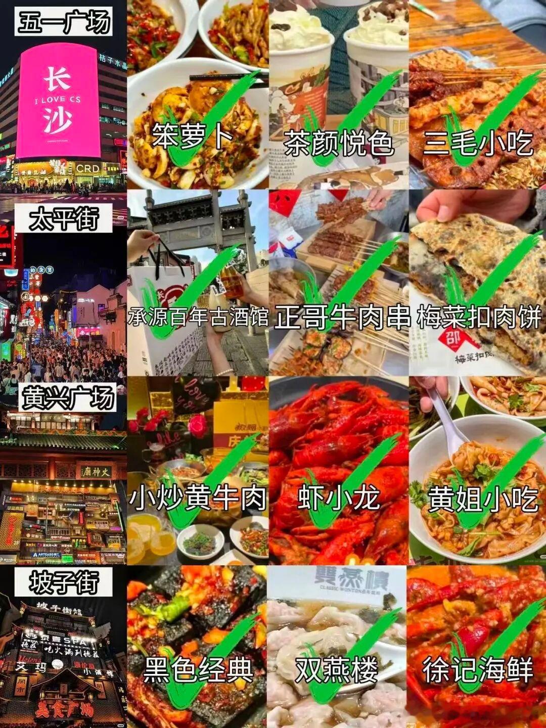 长沙真的把夜生活融进了美食里，哪怕凌晨两点，解放西依旧满是排队吃口味虾的人。外酥