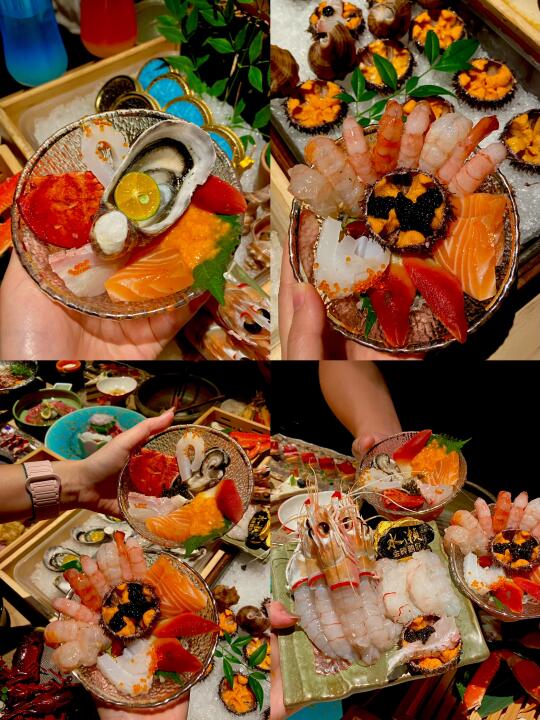 广州日料放题❗️见世面了❗️实现刺身自由！