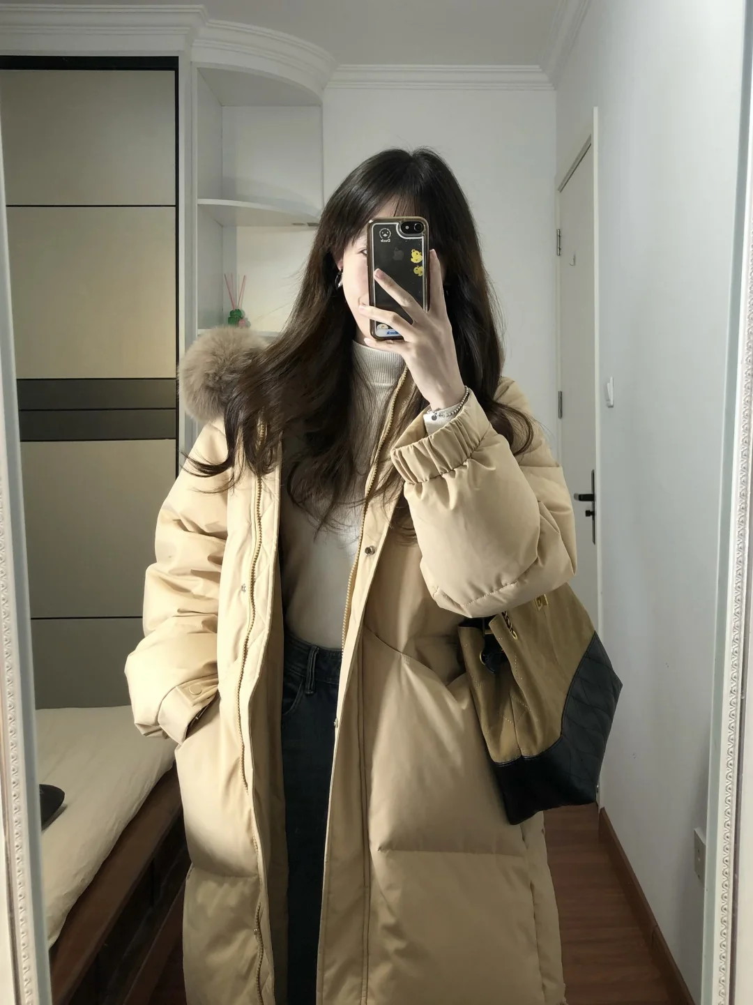 今年第一件长款羽绒服