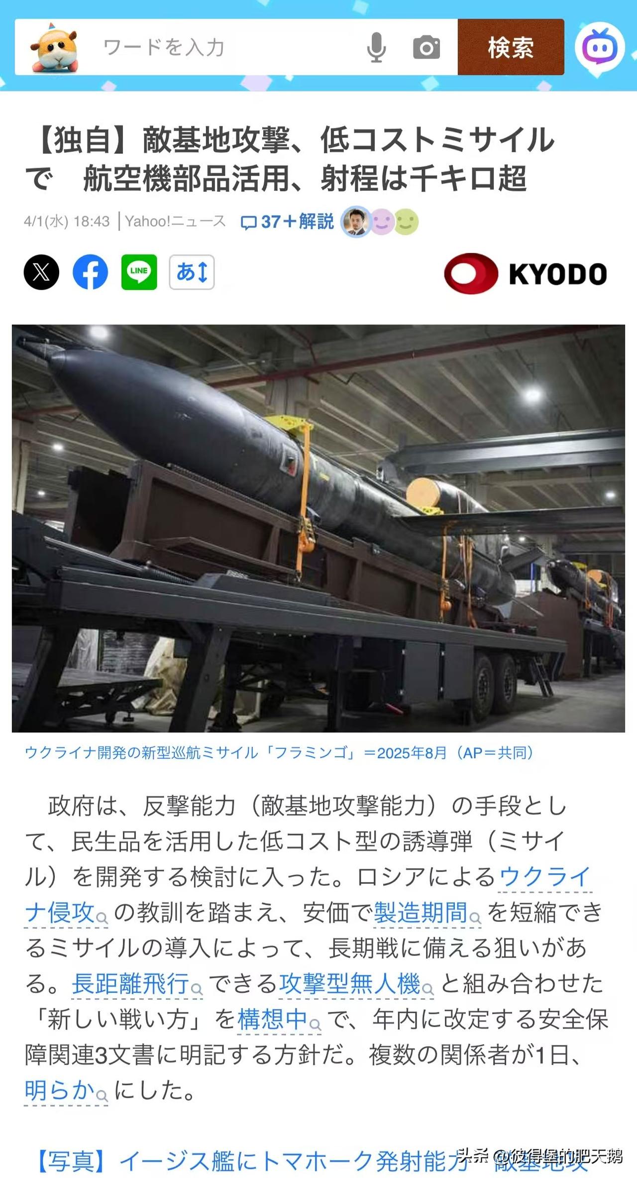 本子除了说要搞无人机还要学乌克兰“火烈鸟”导弹，拿民用品零部件搞低成本导弹，规划