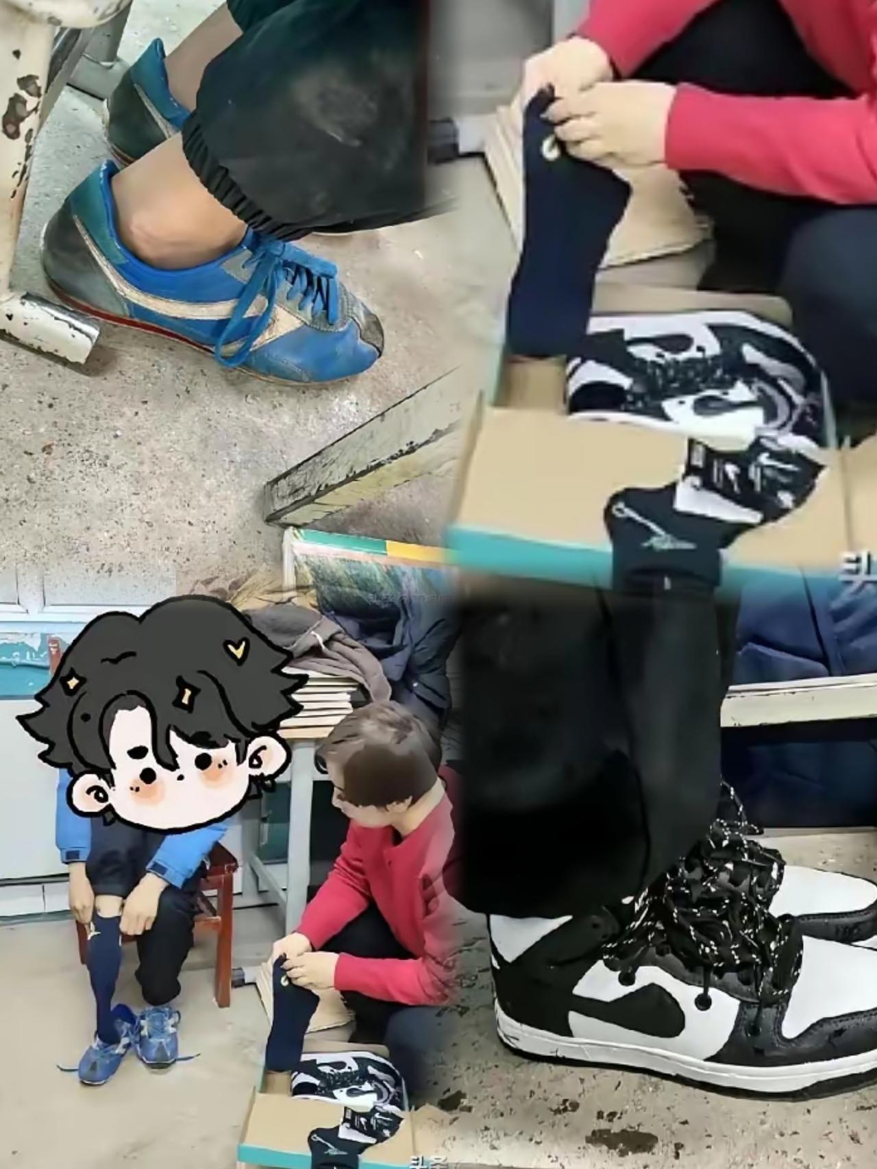 泪目！伊犁零下二十度的冬天，一双袜子，一双棉鞋，暖了脚，更暖了一颗缺爱的心。
女