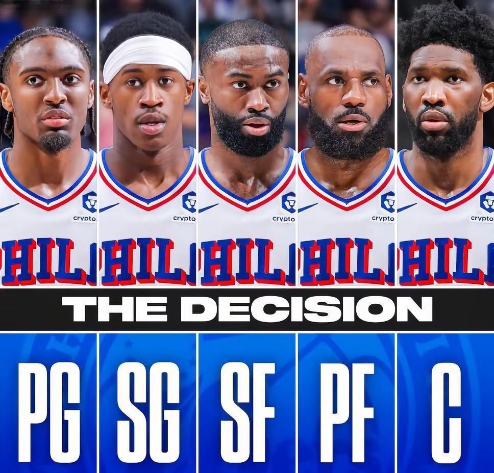 这算是詹姆斯职业生涯中最好的首发五人组吗？？？说实话….nba球队 nba阵容 